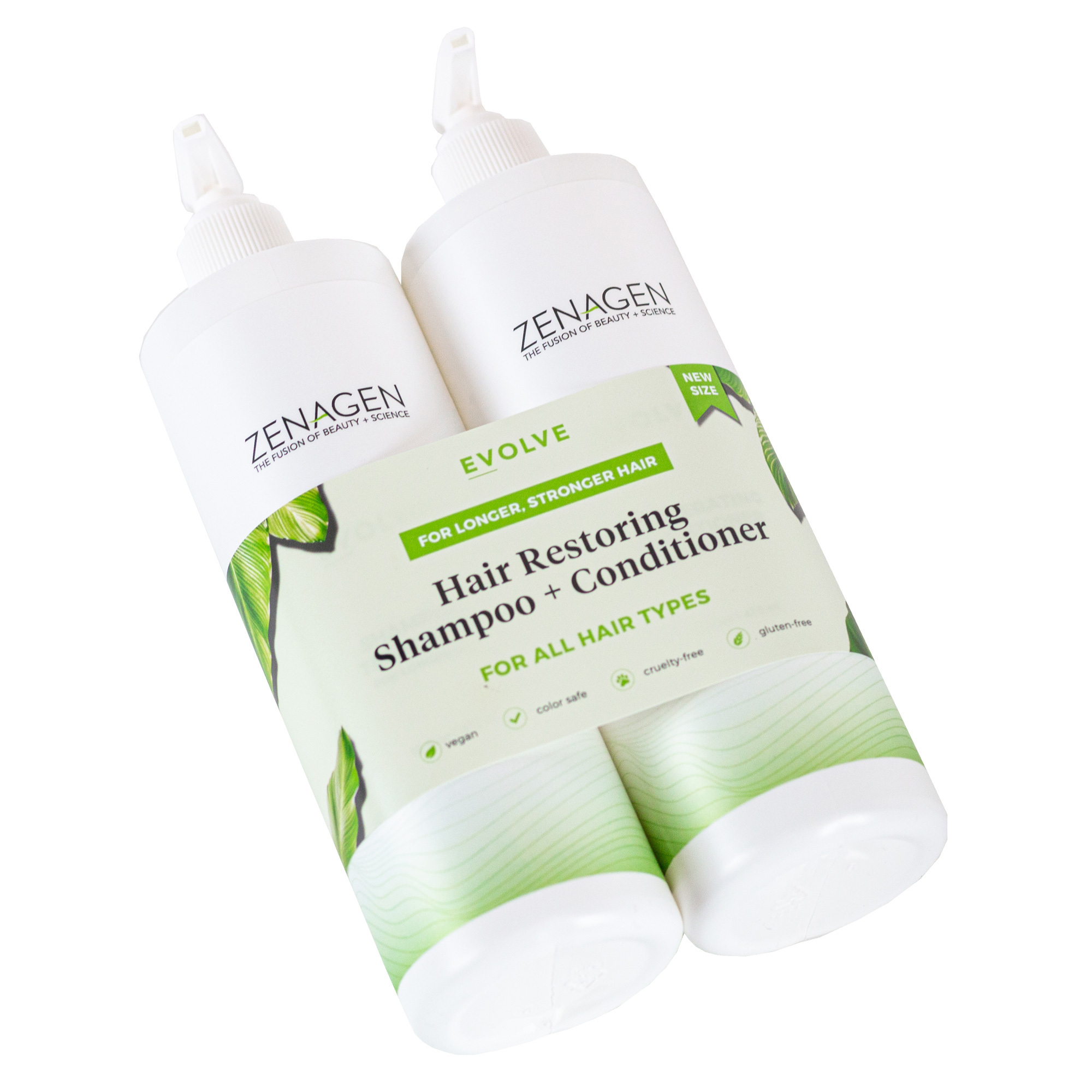 Zenagen Evolve Shampoo & Conditioner 16oz. Duo 